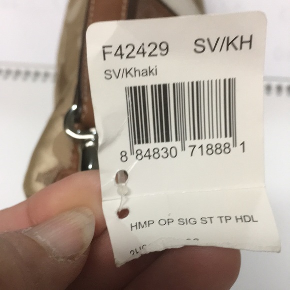 Coach signature mini purse, 8” x 6” - Picture 7 of 13